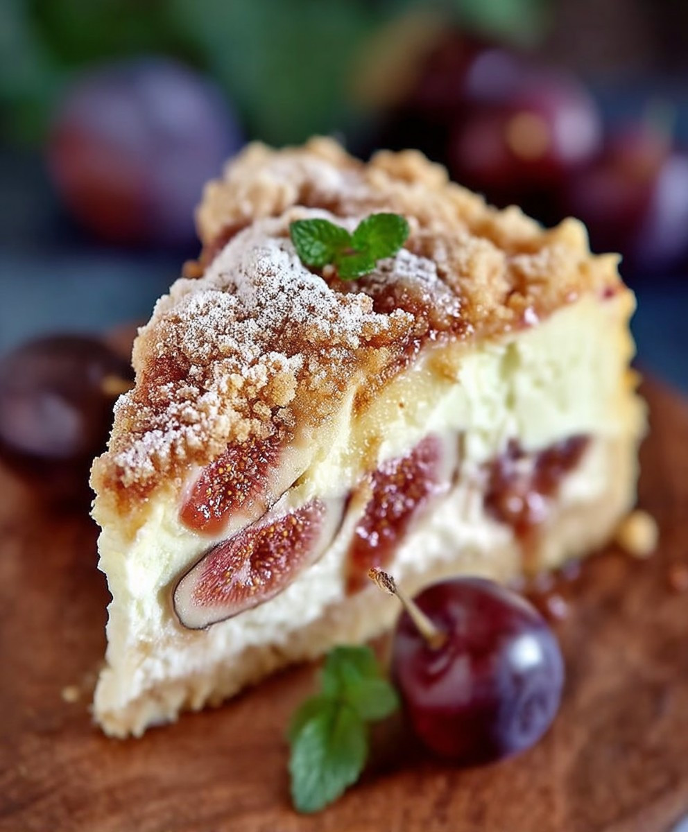 Zwetschgen Zimtkäsekuchen Streusel
