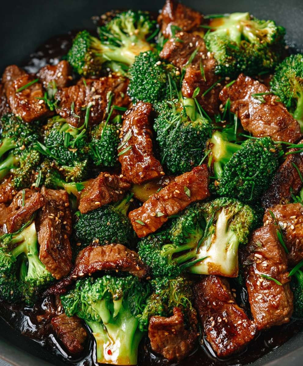 Chinesisches Rindfleisch Brokkoli