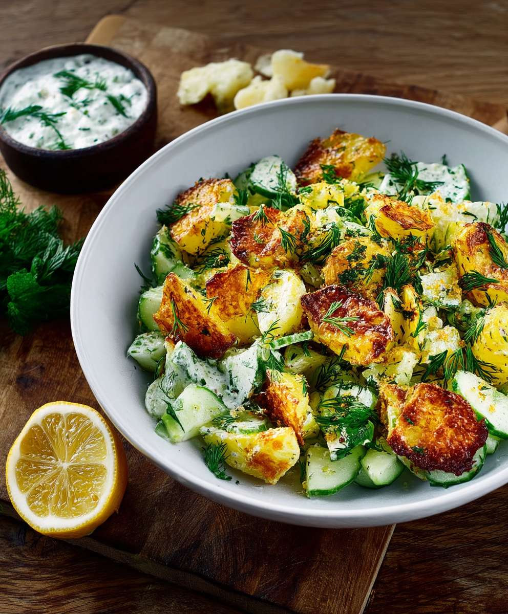 Knuspriger Kartoffelsalat