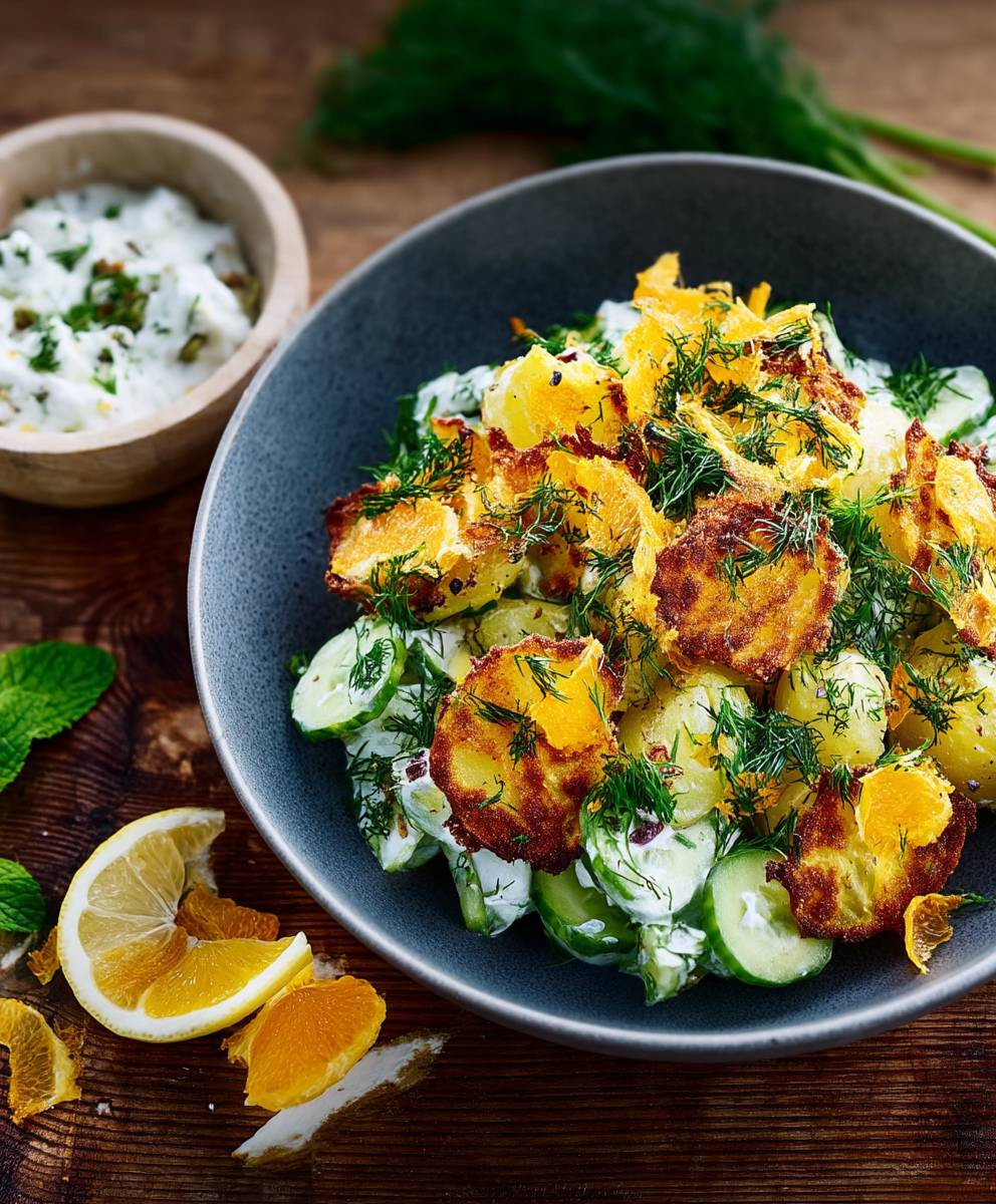 Knuspriger Kartoffelsalat