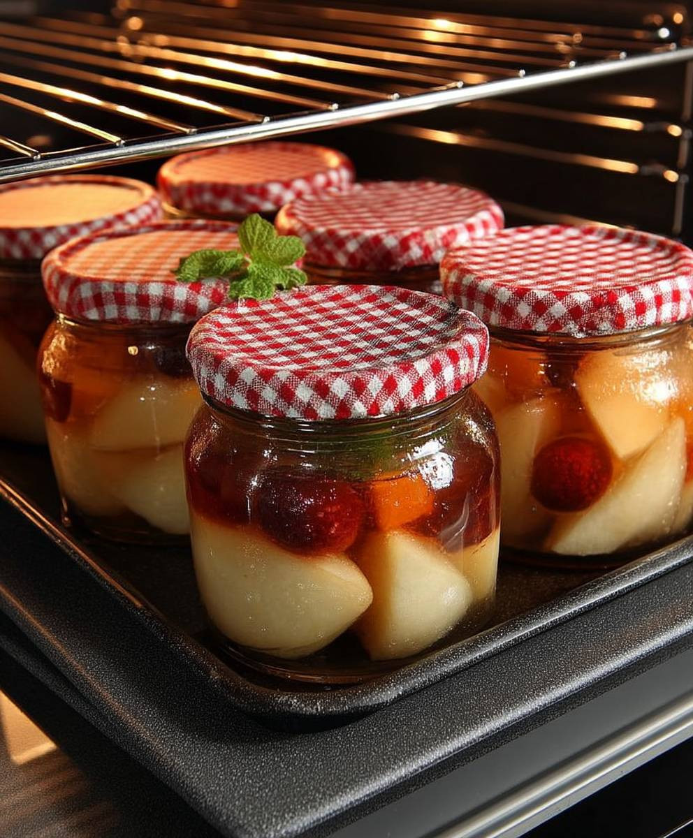 Backofen Obst Gemüse einkochen