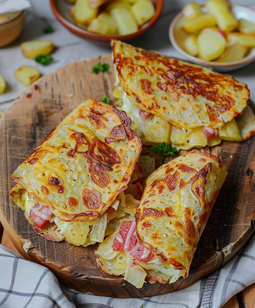 Kartoffel Wrap kalorienarm