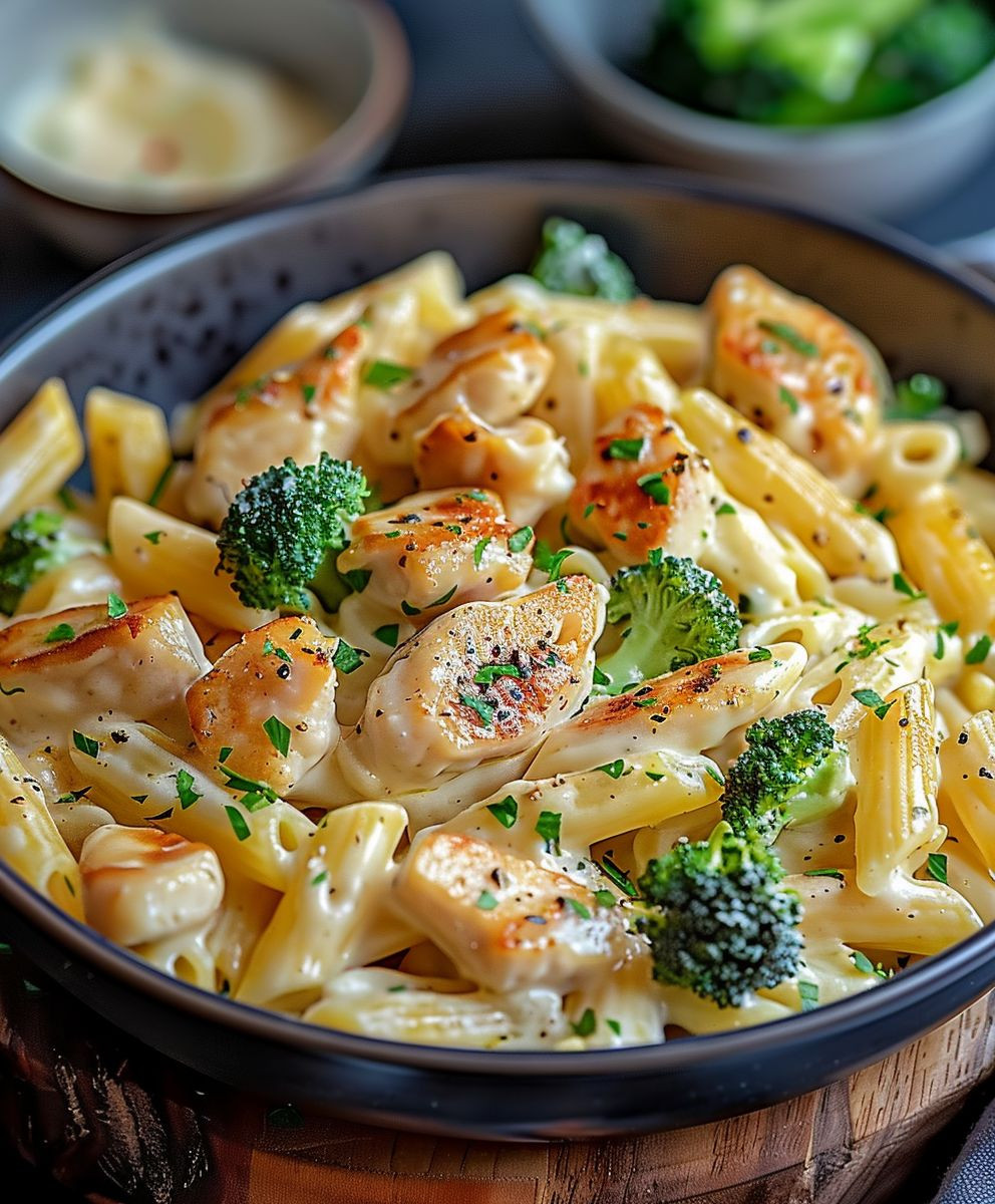 Hähnchen Brokkoli Pasta