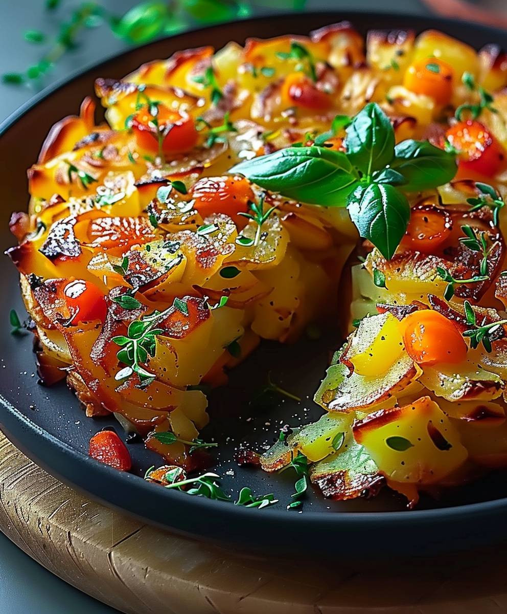 Vegetarischer Kartoffelauflauf Alltag