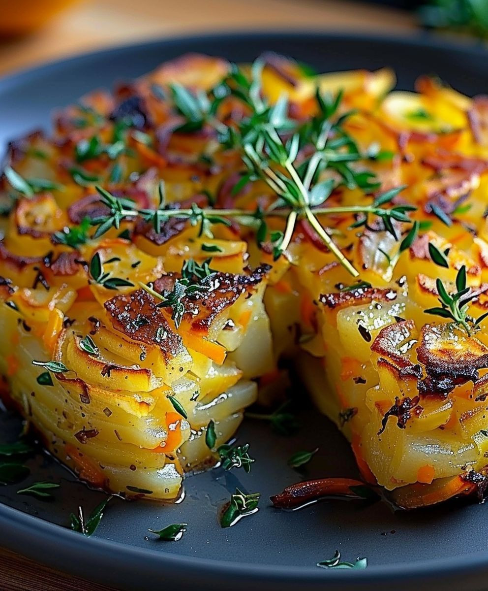 Vegetarischer Kartoffelauflauf Alltag