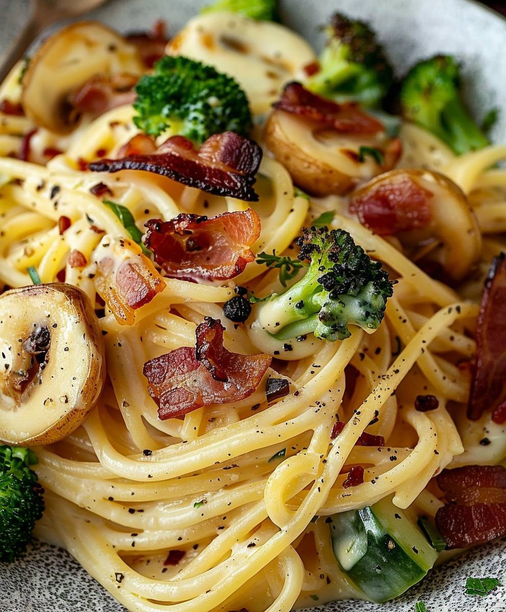 Cremige Bacon Pasta Soße