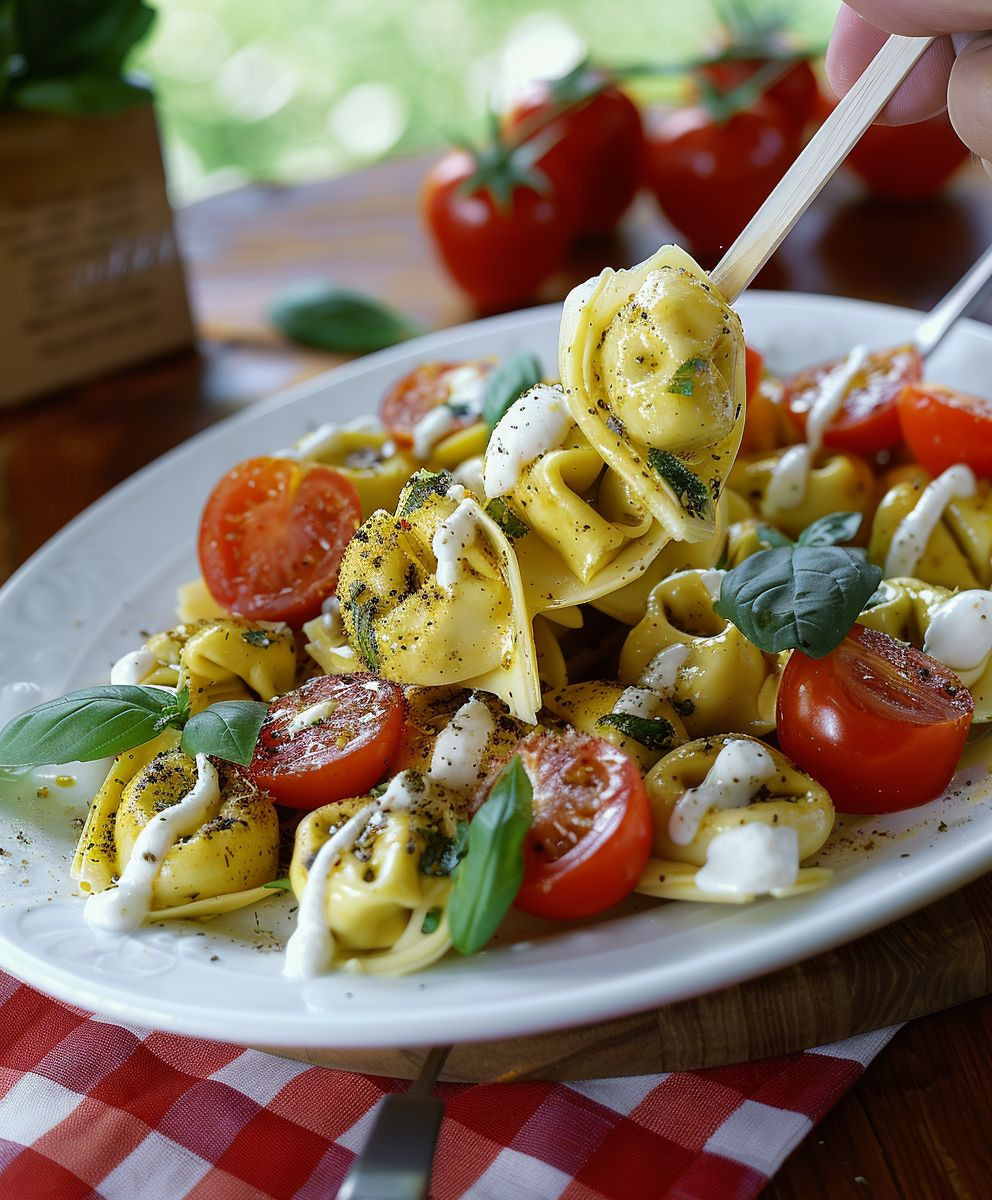 Italienisches Fingerfood Tortellini