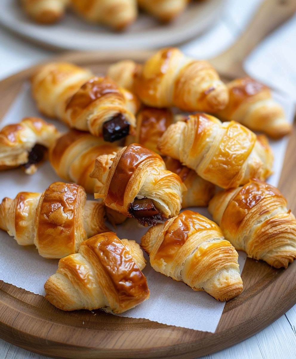 Gefüllte Mini Croissants Brunch