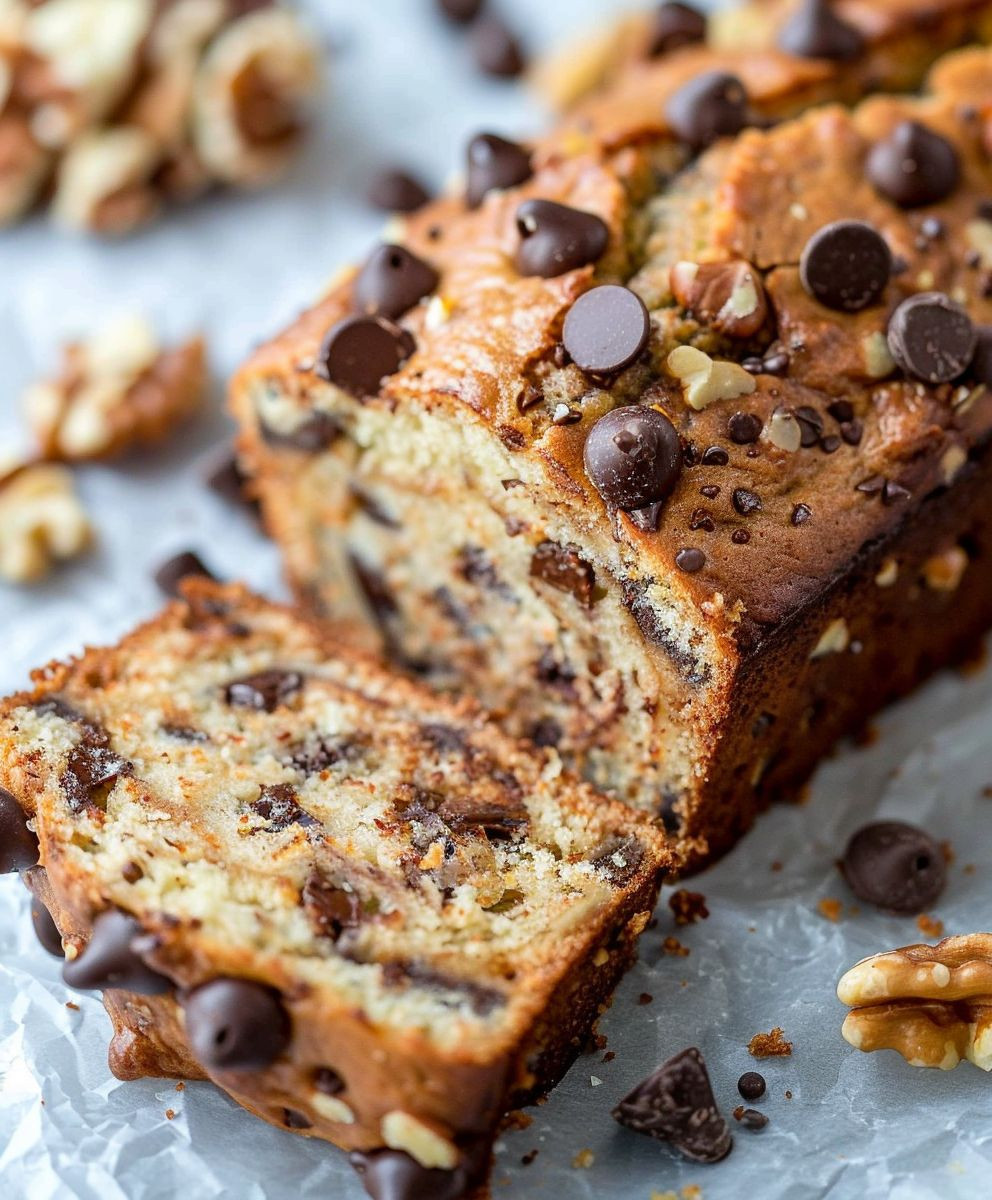 Bananenbrot Schokostückchen backen