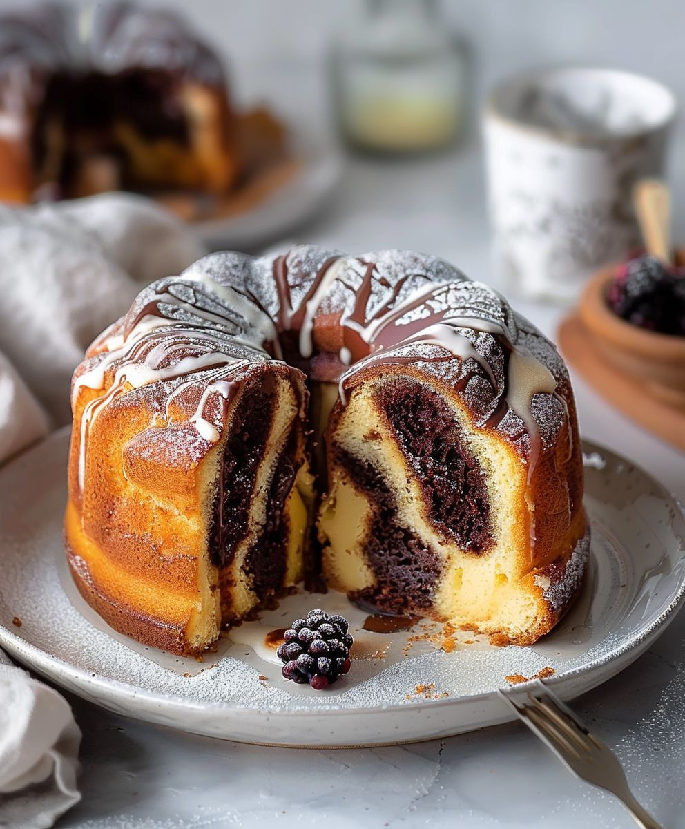 Marmorkuchen einfach selber backen