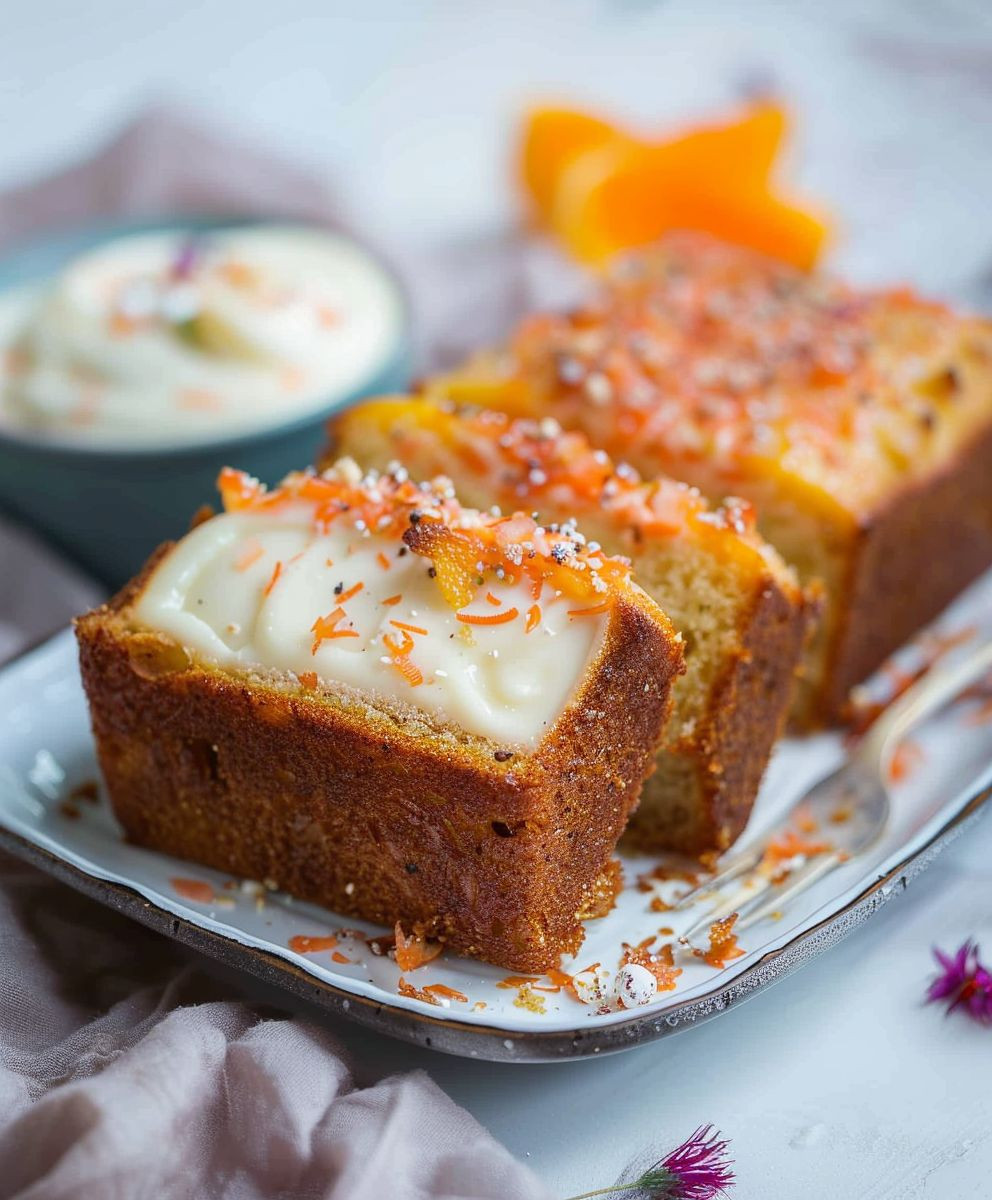 Karottenkuchen mit Frischkäseguss
