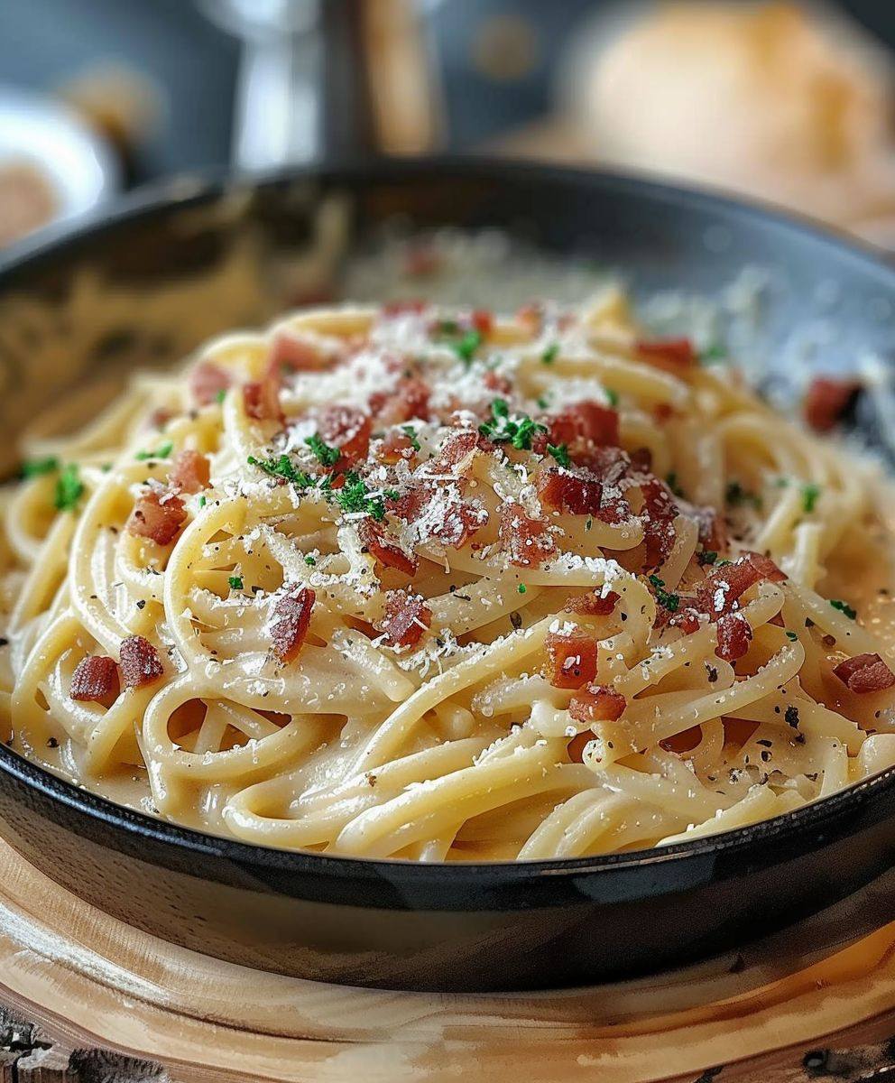 Spaghetti Carbonara klassisch italienisch