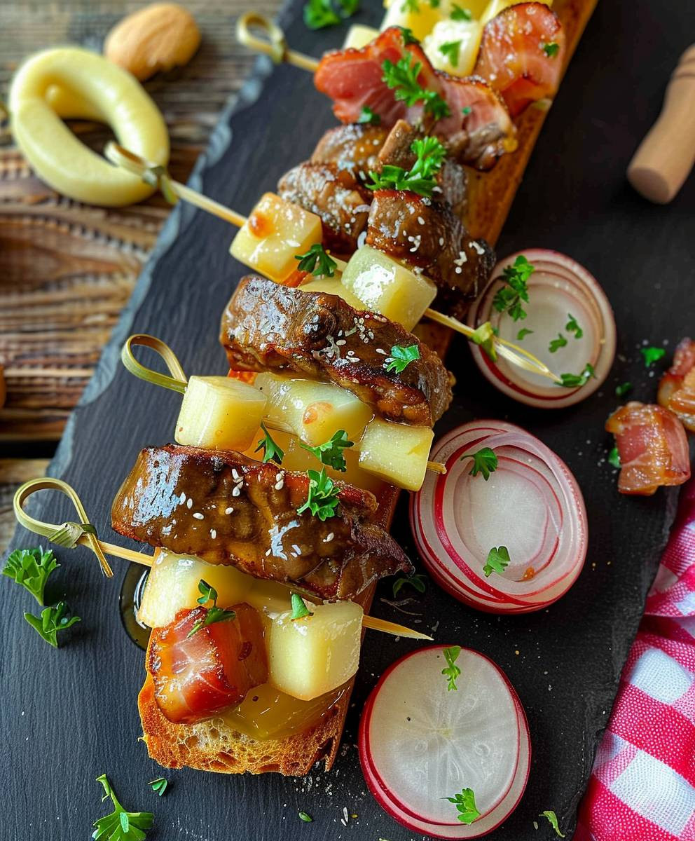 Oktoberfest Brotzeit Spieße