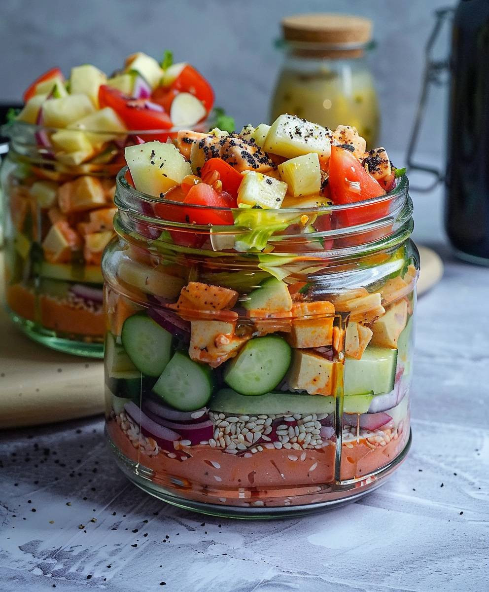 Meal Prep Salat einfach