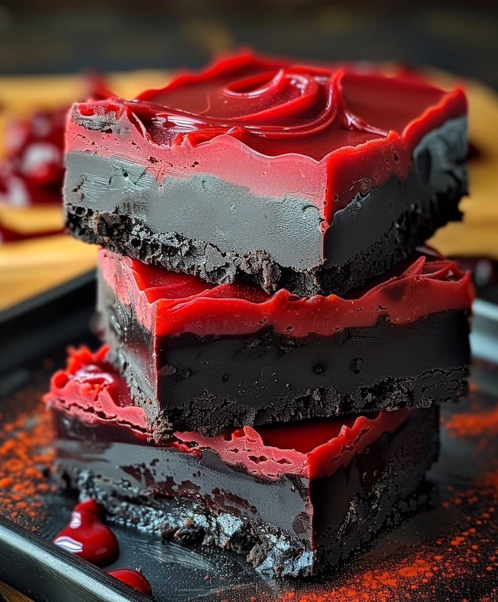 Vampir Fudge selber machen