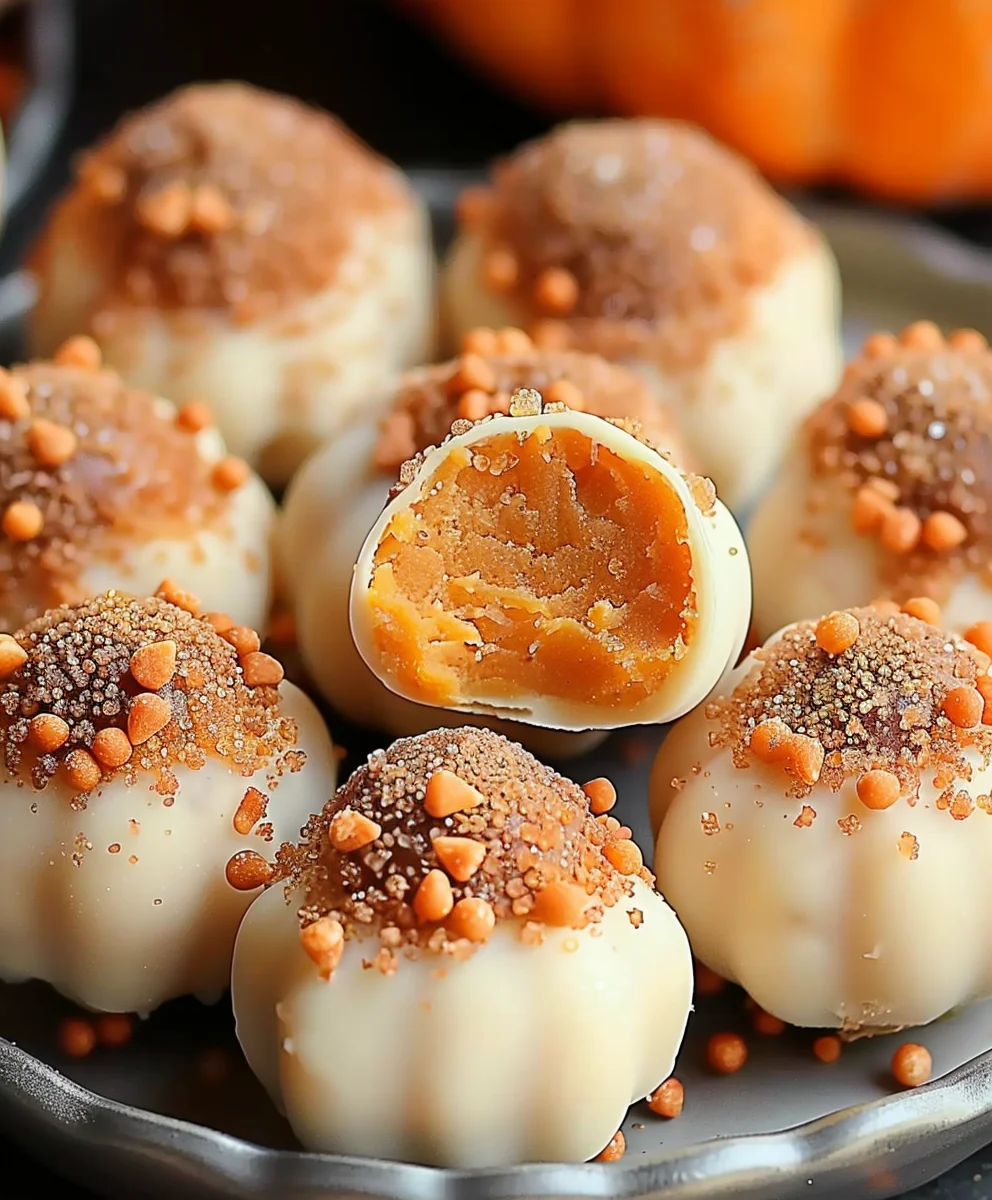 Kürbis-Cheesecake-Trüffel: Herbstliche Köstlichkeiten genießen