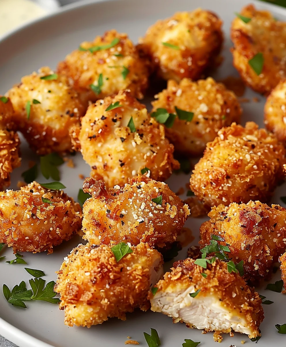 Air Fryer Ranch Hähnchen-Bites: Knusprig & Schnell gemacht!