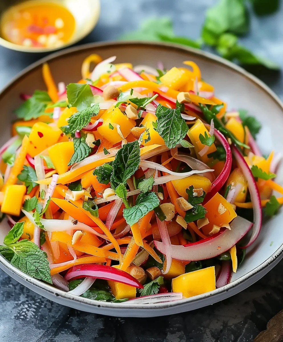 Refreshing Thai Mango Salad Recipe For A Tropical Escape