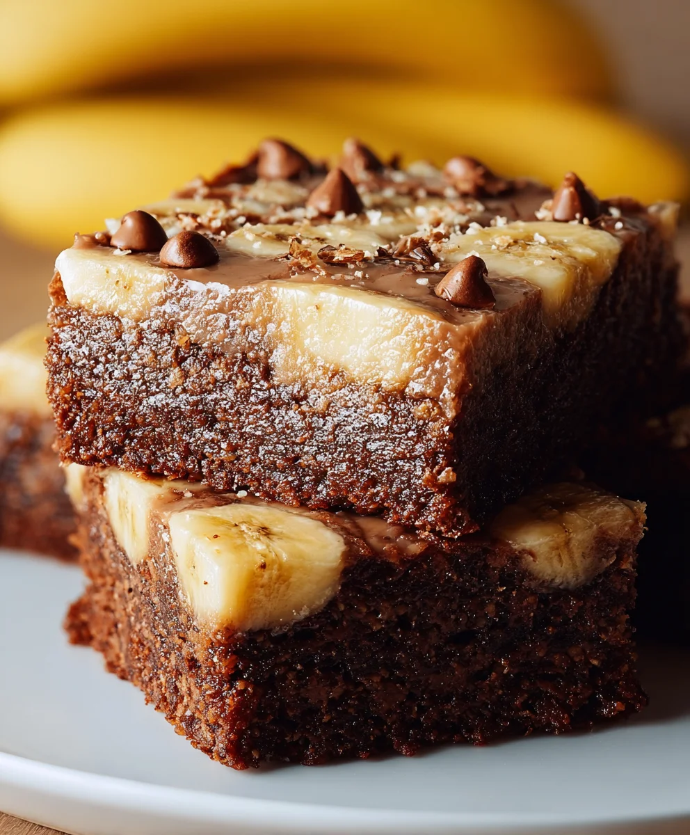 Fudgy Banana Bread Brownies: Cake-Brownie Perfection!