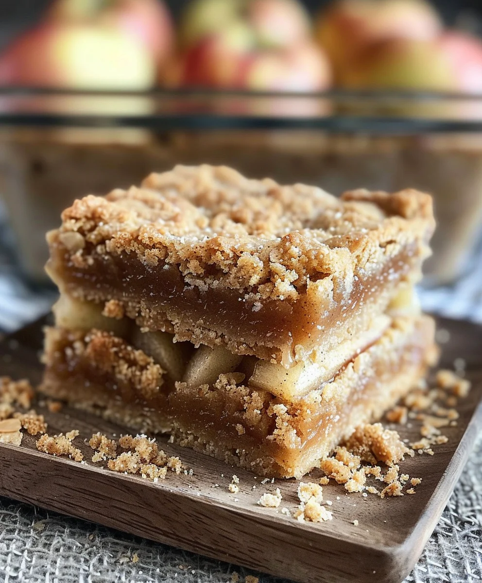 Saftige Apfel Crumble Riegel – Buttrig & Süß Genießen!