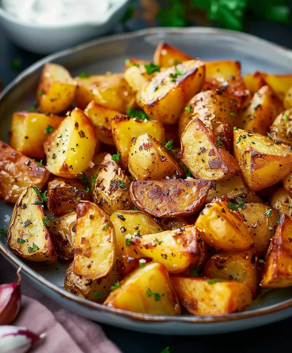 Knusprige Airfryer Kartoffeln: Schnell, lecker & fettarm