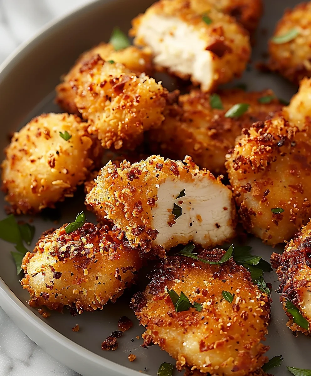 Rezept: Knusprige Air Fryer Ranch Hähnchen-Bites in Minuten