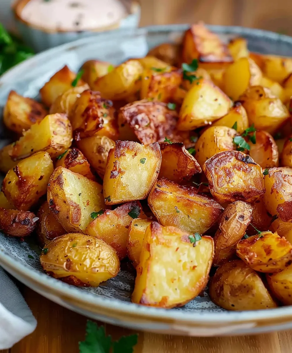 Knusprige Airfryer Kartoffeln: Schnell, lecker & fettarm