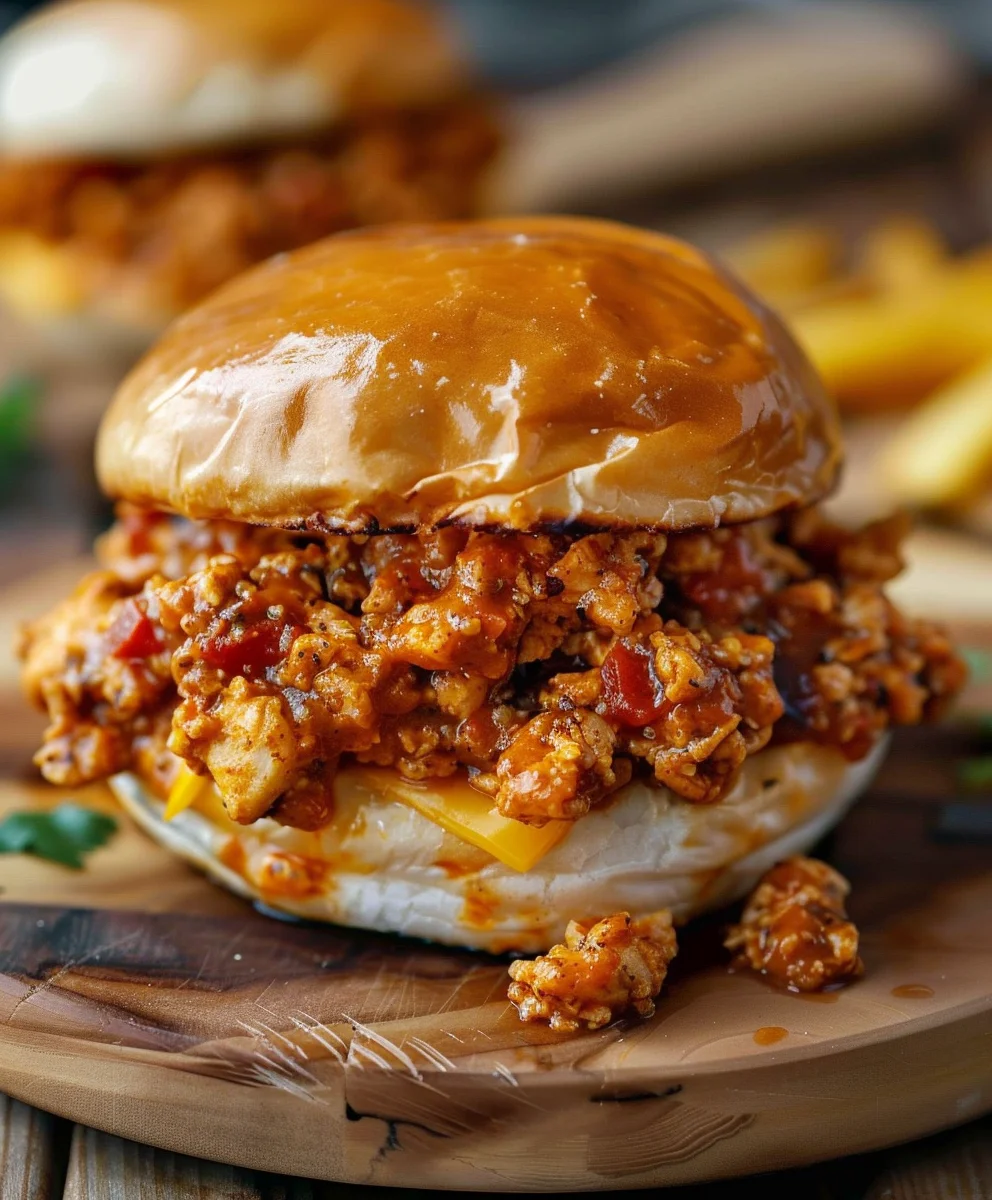 Cajun Chicken Sloppy Joes Rezept: Pikant & Saftig!