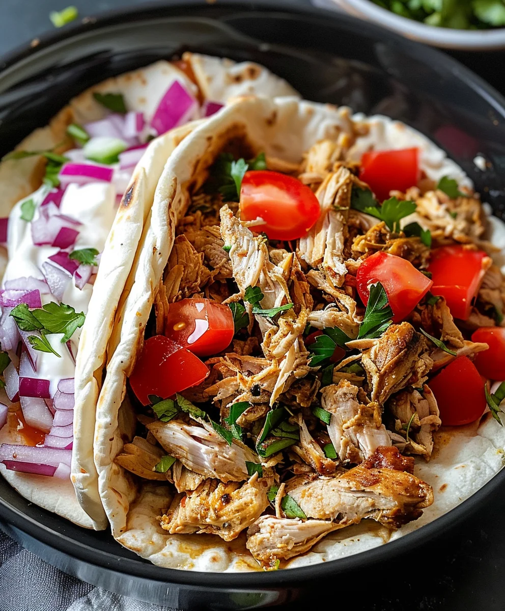 Slow Cooker Hähnchen Shawarma: Zart & Voll Aroma