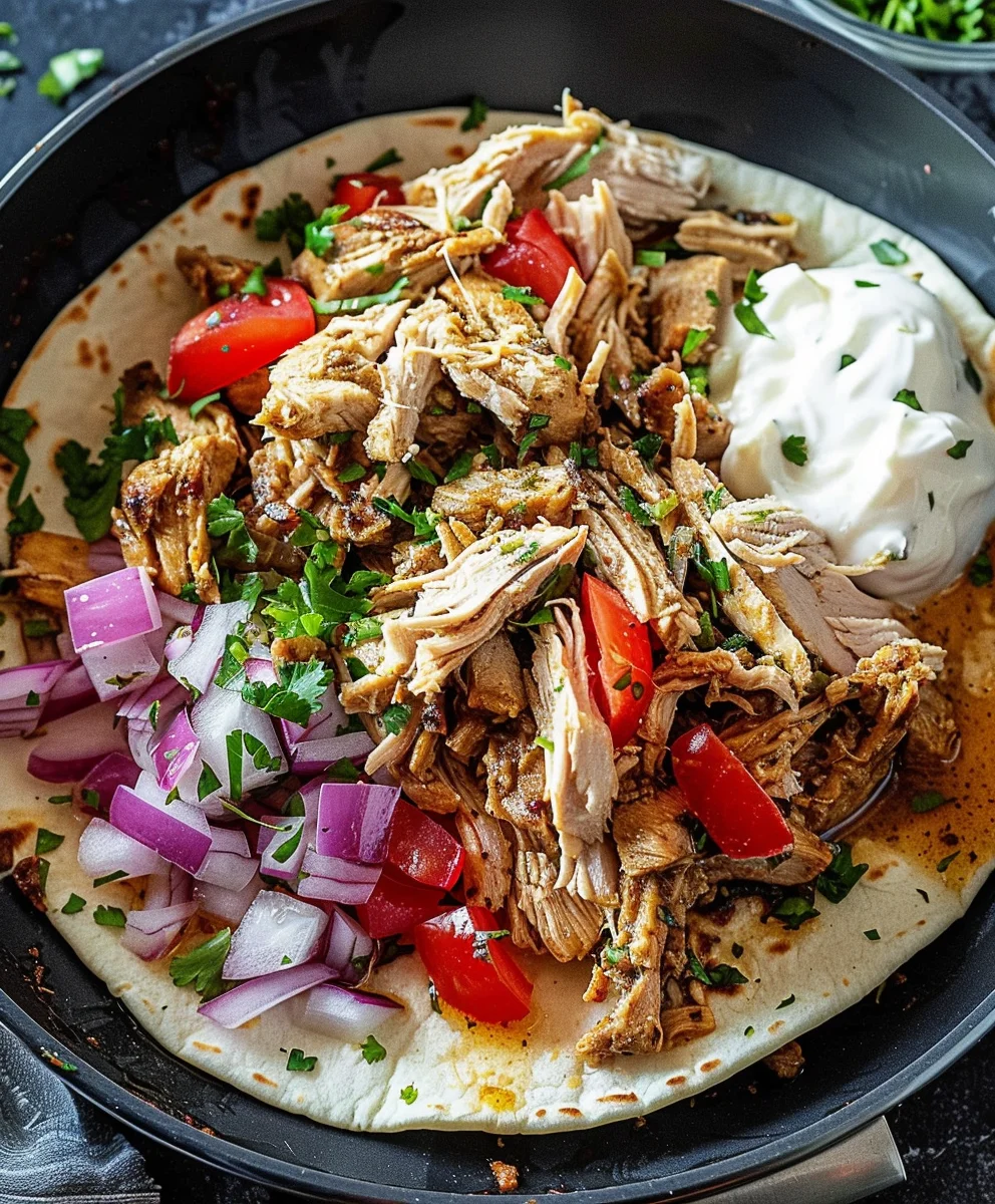 Slow Cooker Hähnchen Shawarma: Zart & Voll Aroma