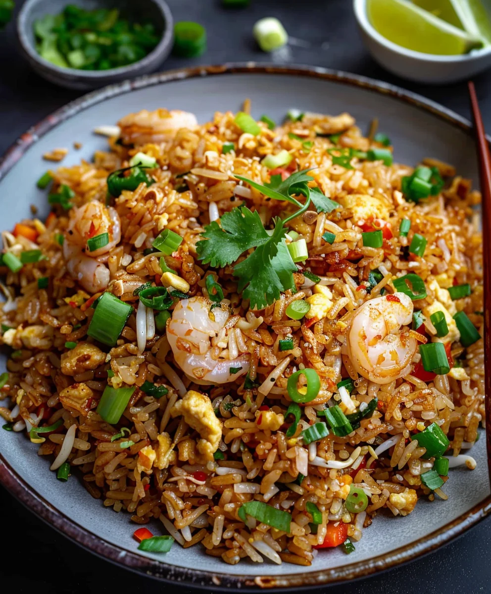 Authentisches Thai Khao Pad Rezept – Gebratener Reis