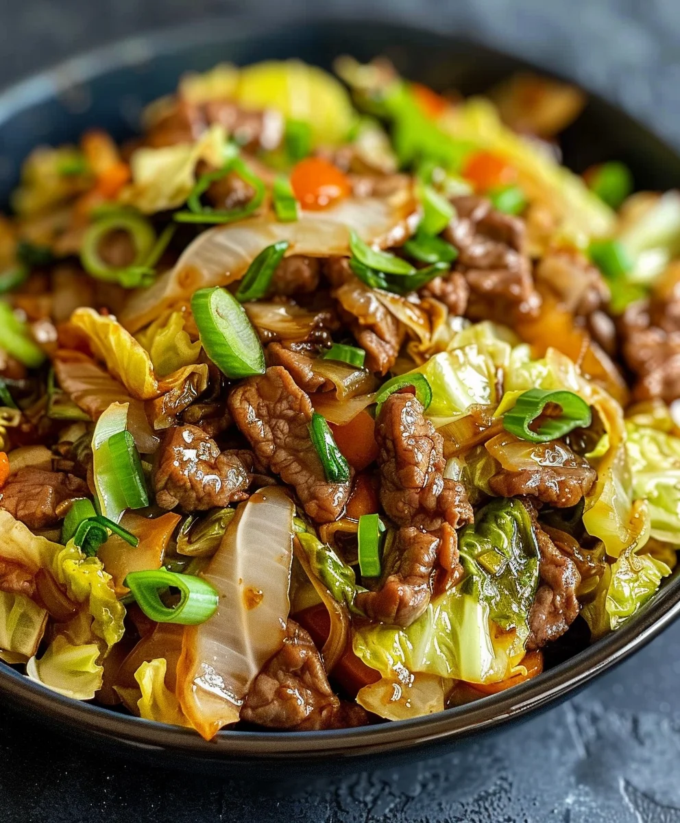 Herzhafter Rindfleisch- und Kohl-Wok: Schnell & Einfach für jeden Tag!