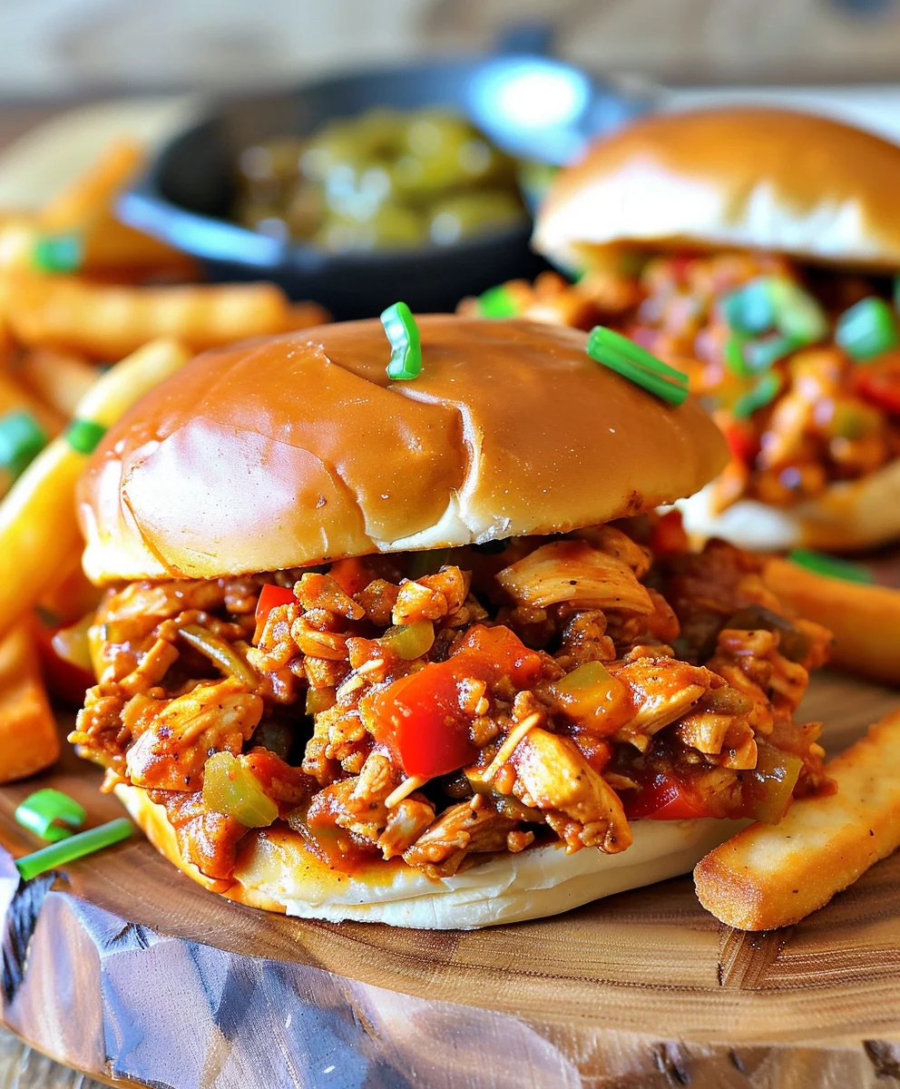 Cajun Chicken Sloppy Joes: Würziger Genuss für Alle