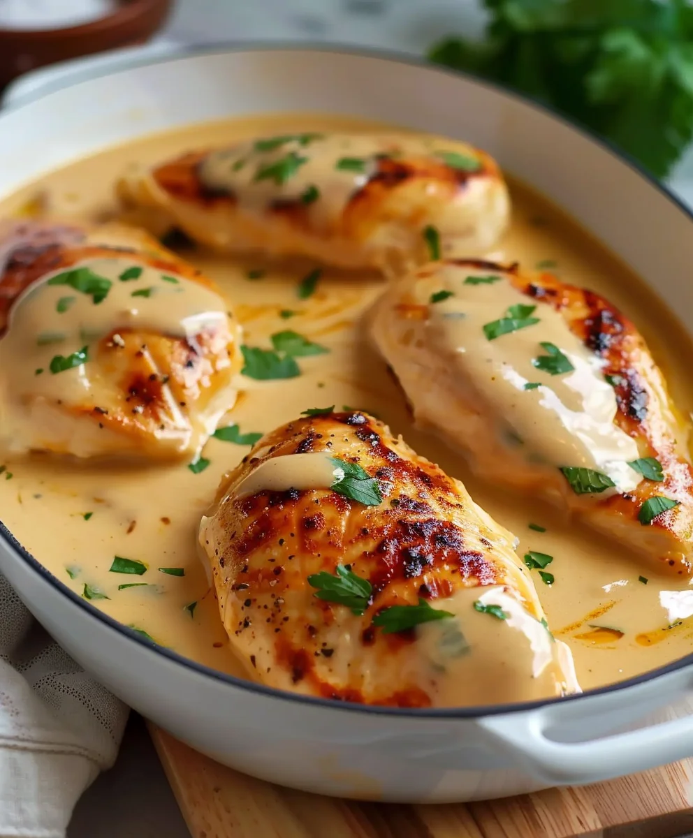 Schnelle Hähnchenbrust Frischkäse Sauce – einfach lecker!