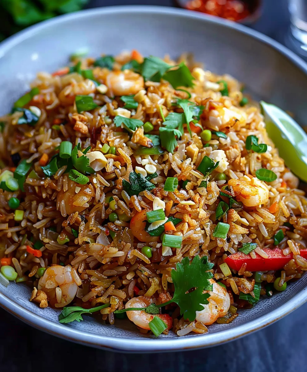 Authentisches Thai Khao Pad Rezept – Gebratener Reis