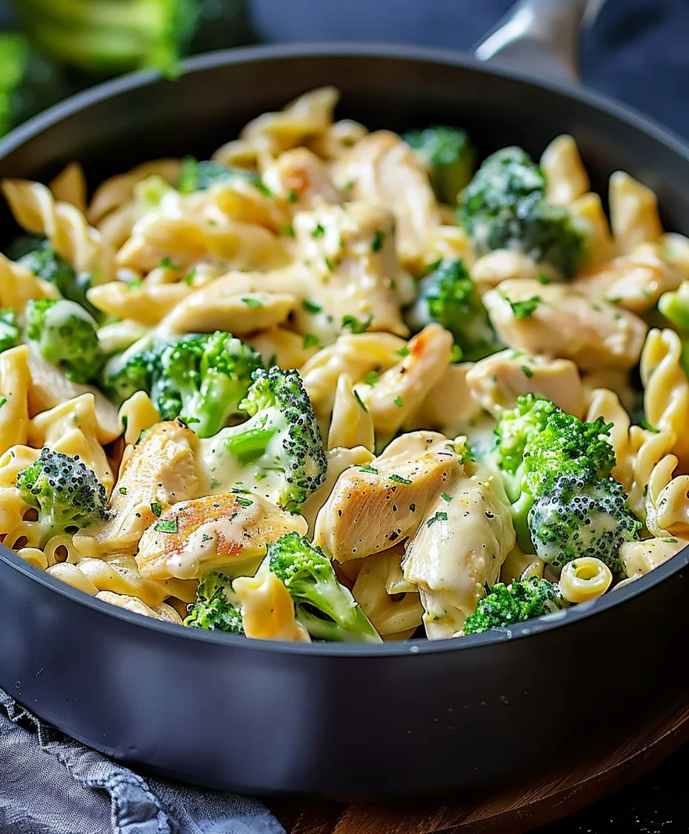 Cremige Hähnchen Brokkoli Pasta: Schnell, einfach & lecker!