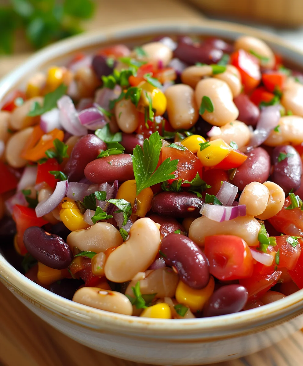 Bunter Bohnen Salat für Diabetiker: Frisch, Knackig und Gesund