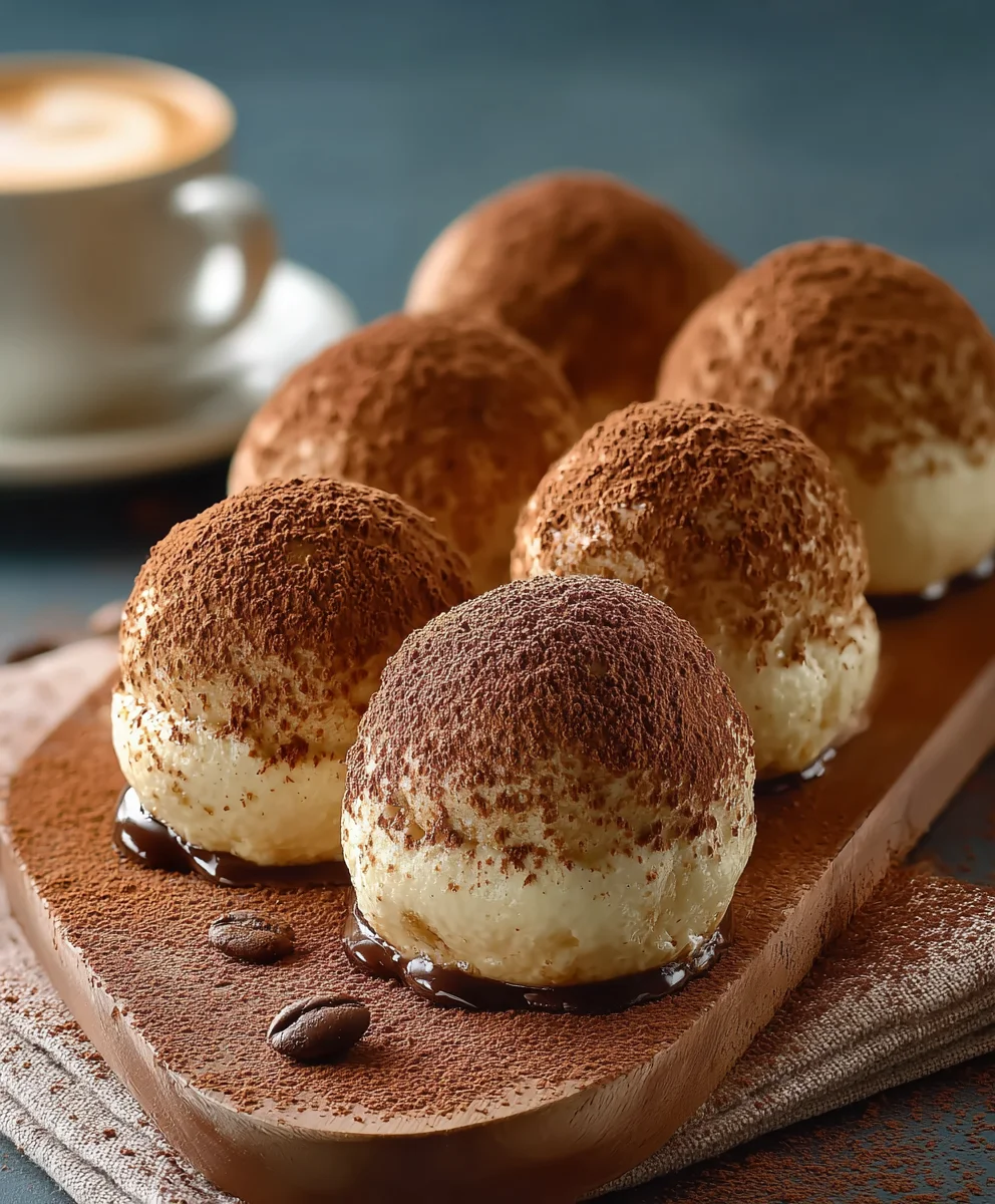 Delicious Mini Tiramisu Truffles: Easy No-Bake Recipe
