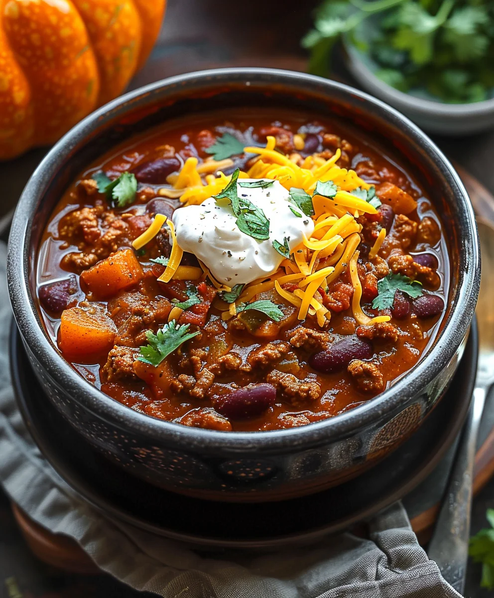 Kürbis-Chili-Rezept: Herbstliche Wärme & Rindfleisch-Genuss
