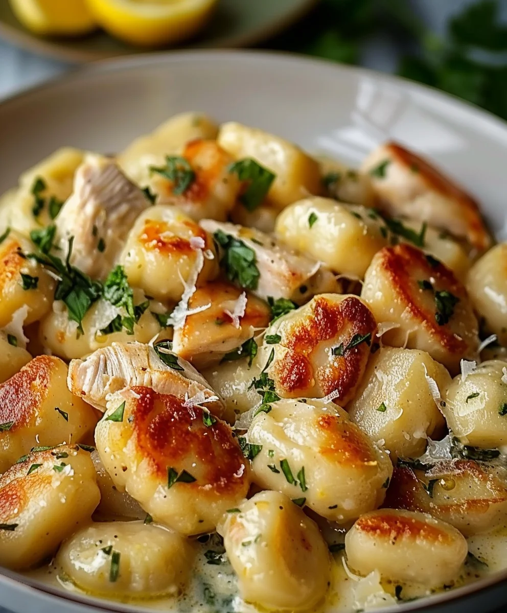 Cremiges Zitronenhähnchen Gnocchi: Dein neues Lieblingsrezept