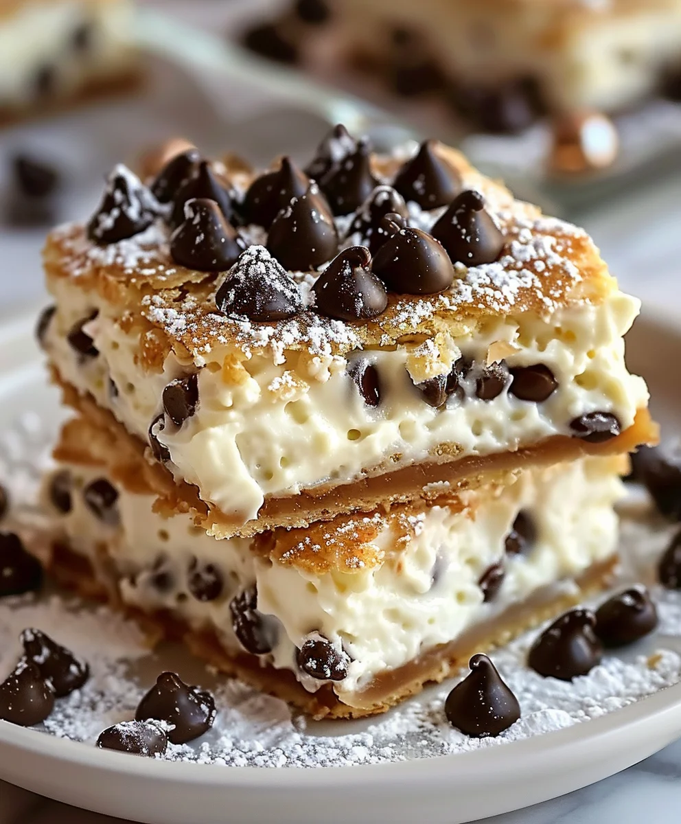 Beste Cannoli Squares: Cremig, knusprig & einfach selbstgemacht