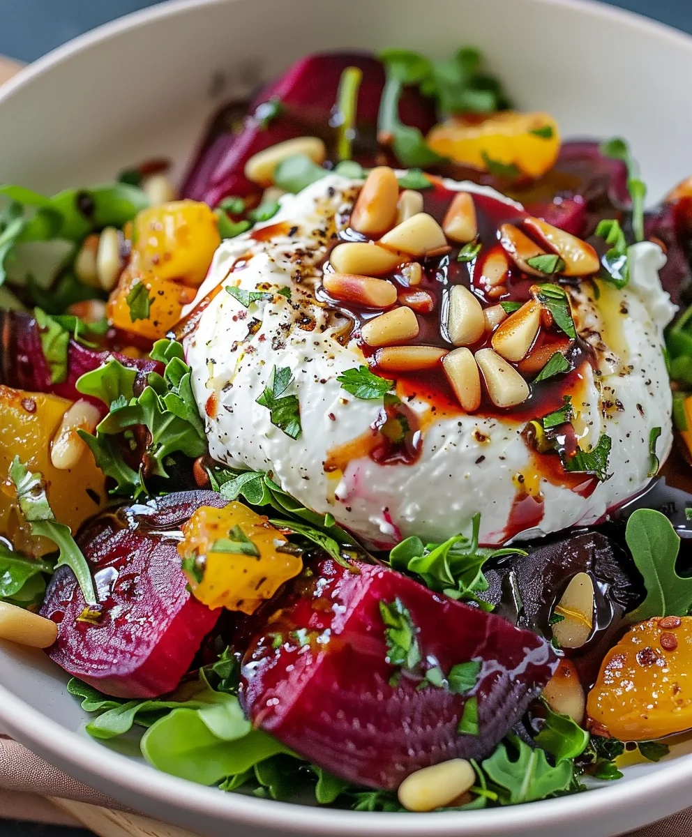 Beet And Burrata Salad With Pine Nuts The Salad That Makes You Feel Fancy Af