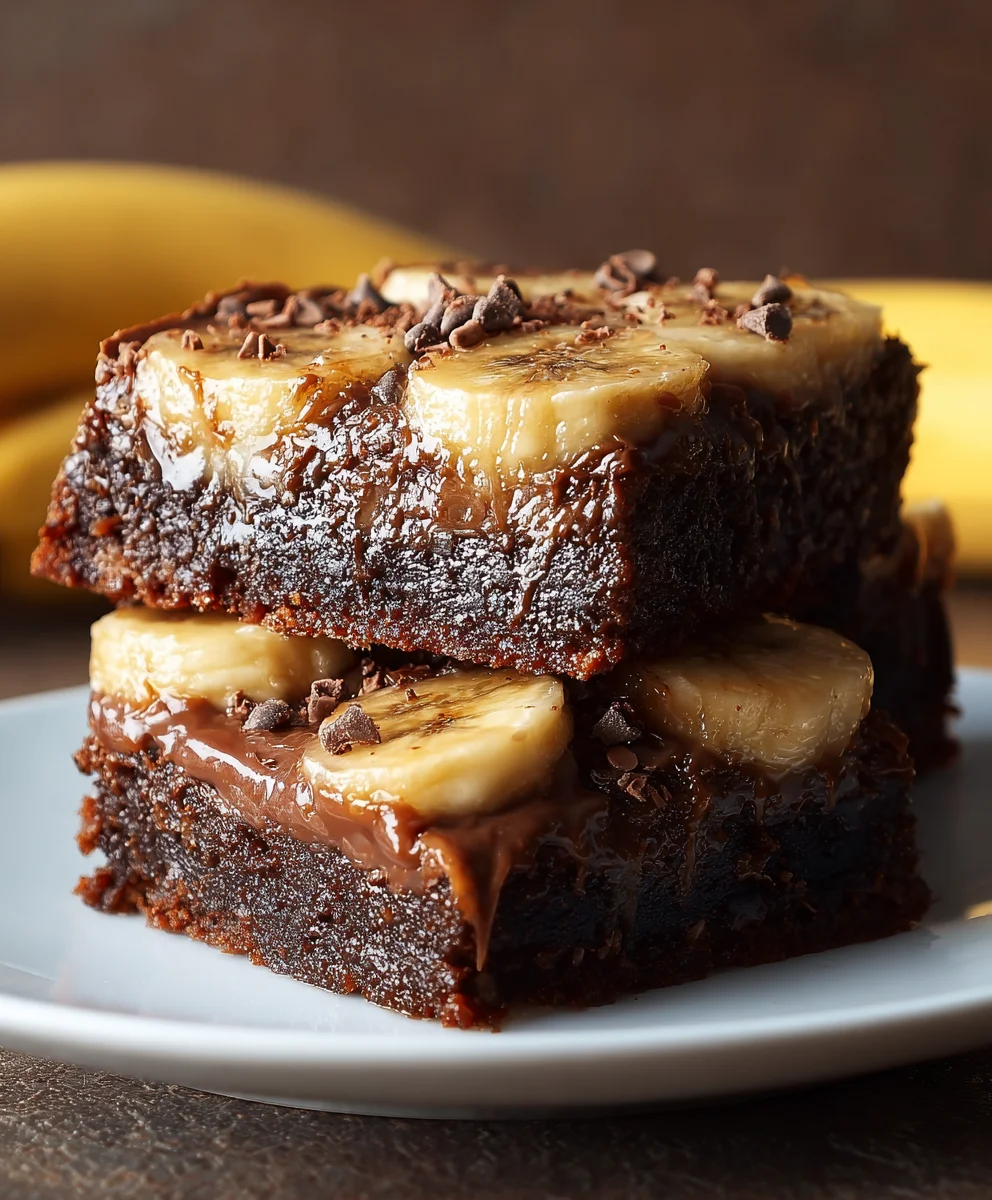 Fudgy Banana Bread Brownies: Cake-Brownie Perfection!
