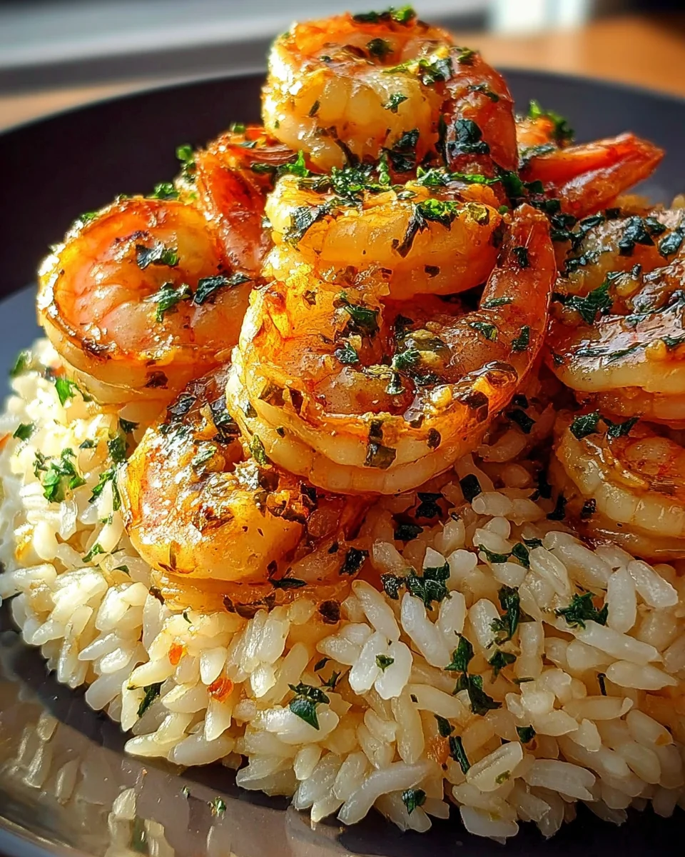 Garnelen Knoblauchbutter Reis: Einfaches Genießer-Rezept