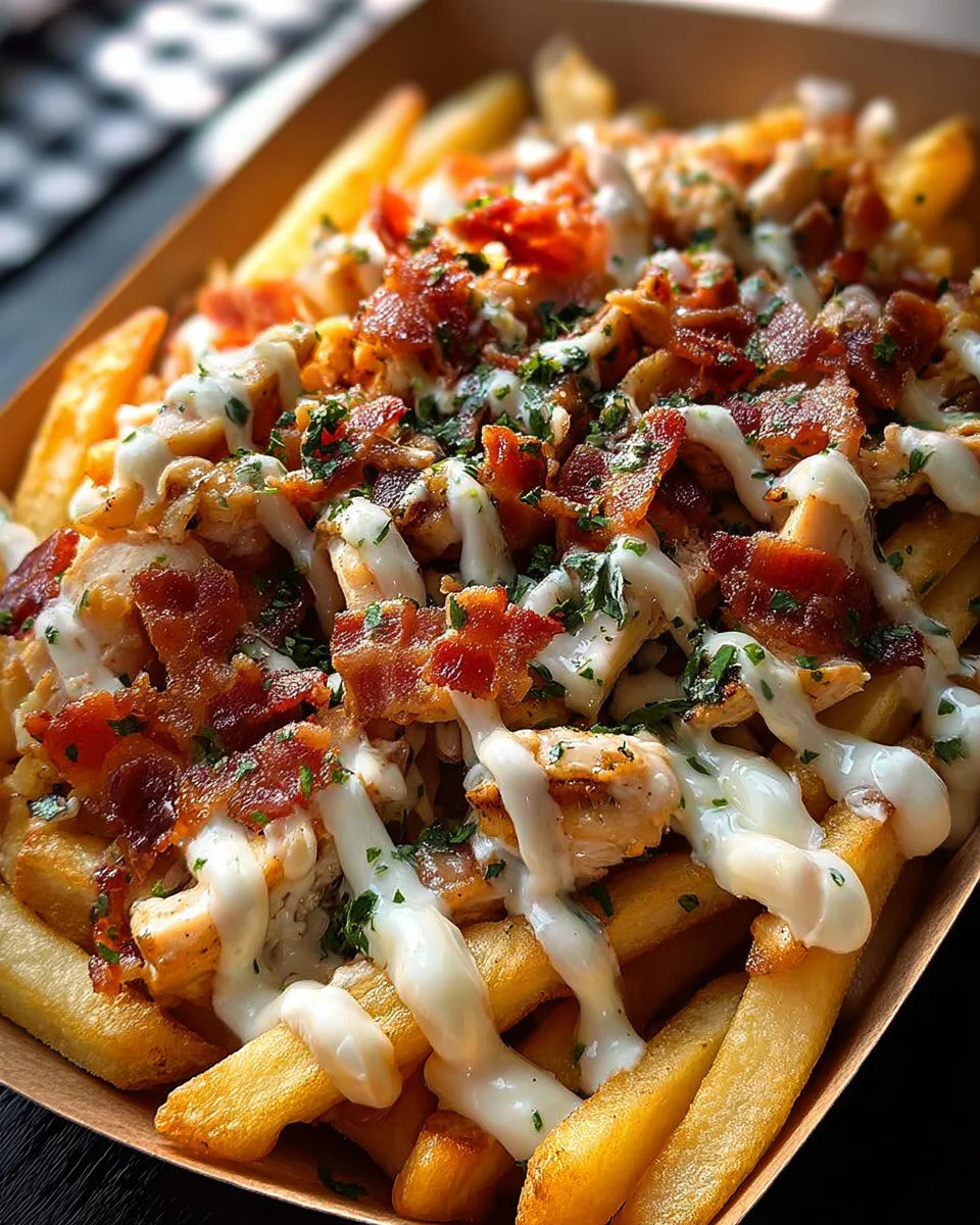 Chicken Beef Bacon Ranch Pommes: Unwiderstehlicher Genuss