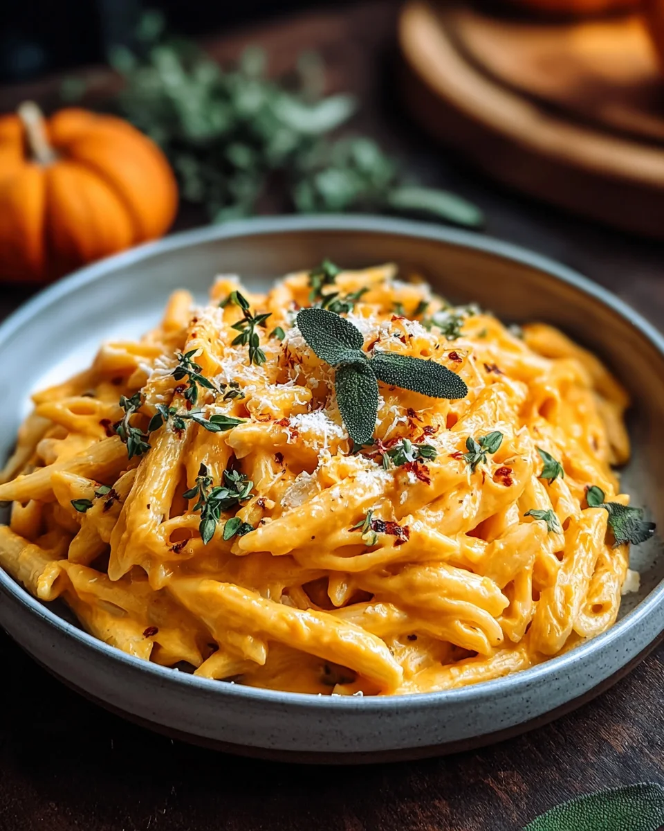 Cremige Kürbispasta: Schnell, einfach & super lecker!