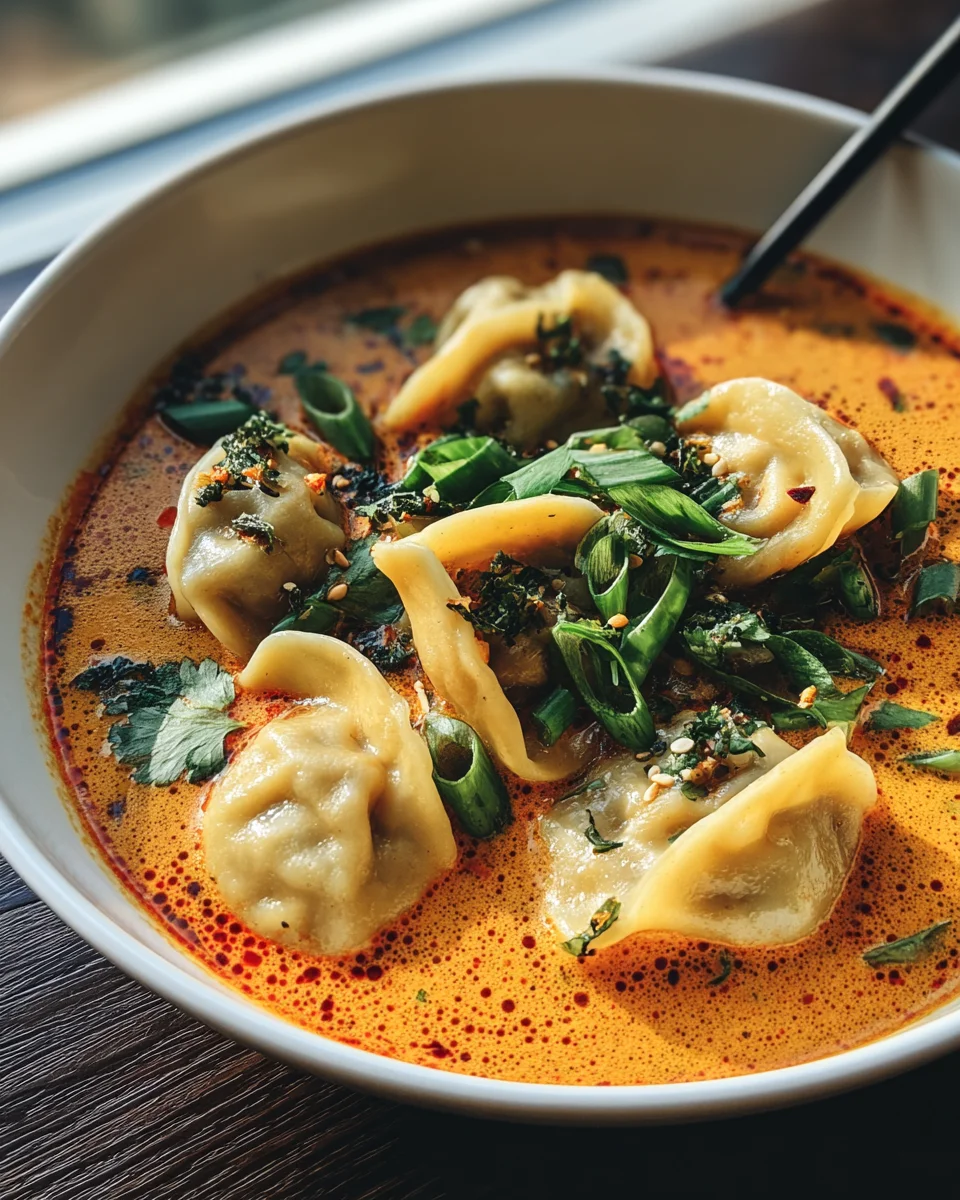 Curry Dumplingsuppe: Exotisch würzig und unwiderstehlich!