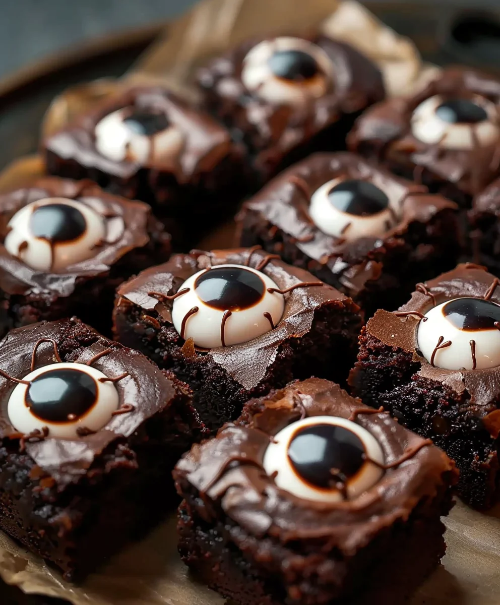 Monster Augen Brownies