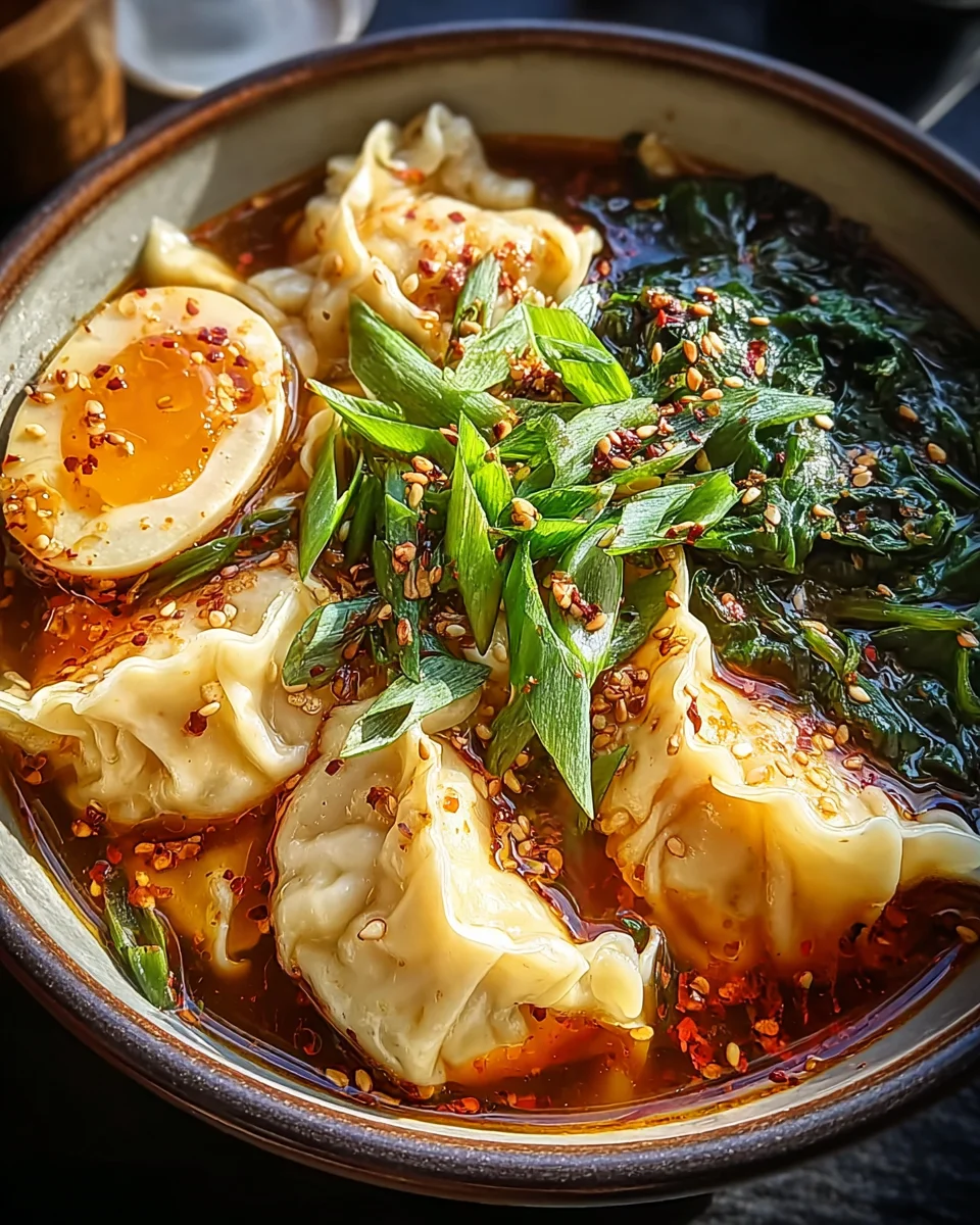 Herzhafte Dumplingramenbowl: Schnell & unwiderstehlich!
