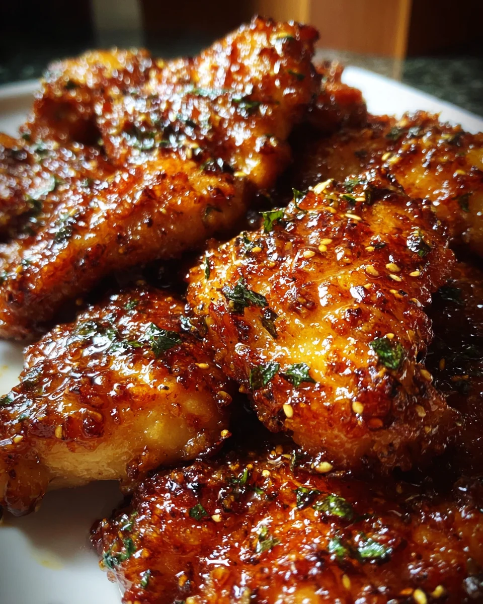 Leckeres Honig Knoblauch Hühnchen: Schnell in Min!